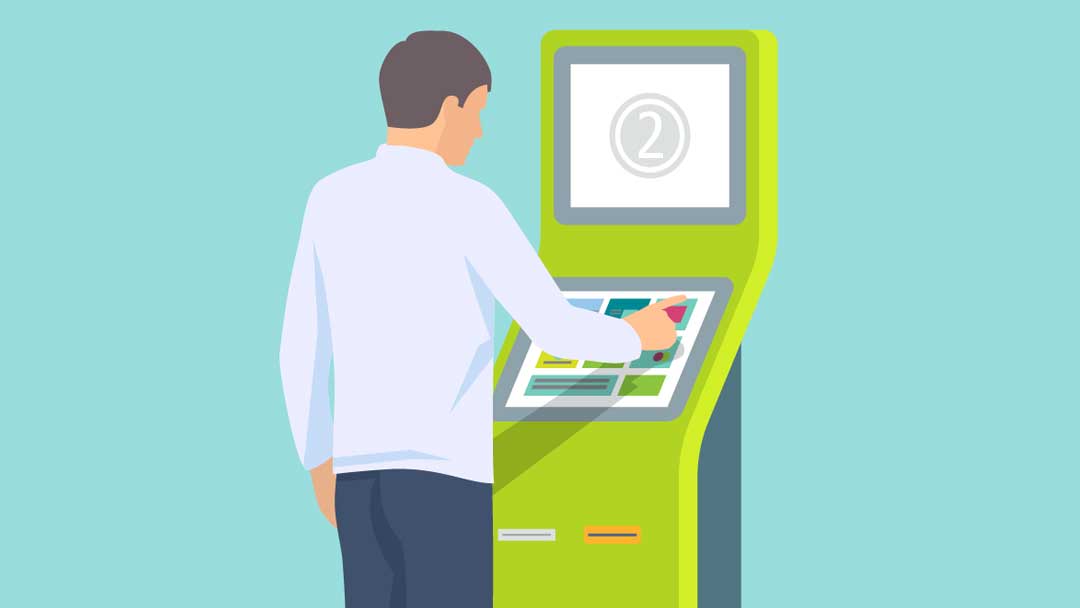 this TouchPresente features lets kiosk owners display additional content via the second kiosk monitor